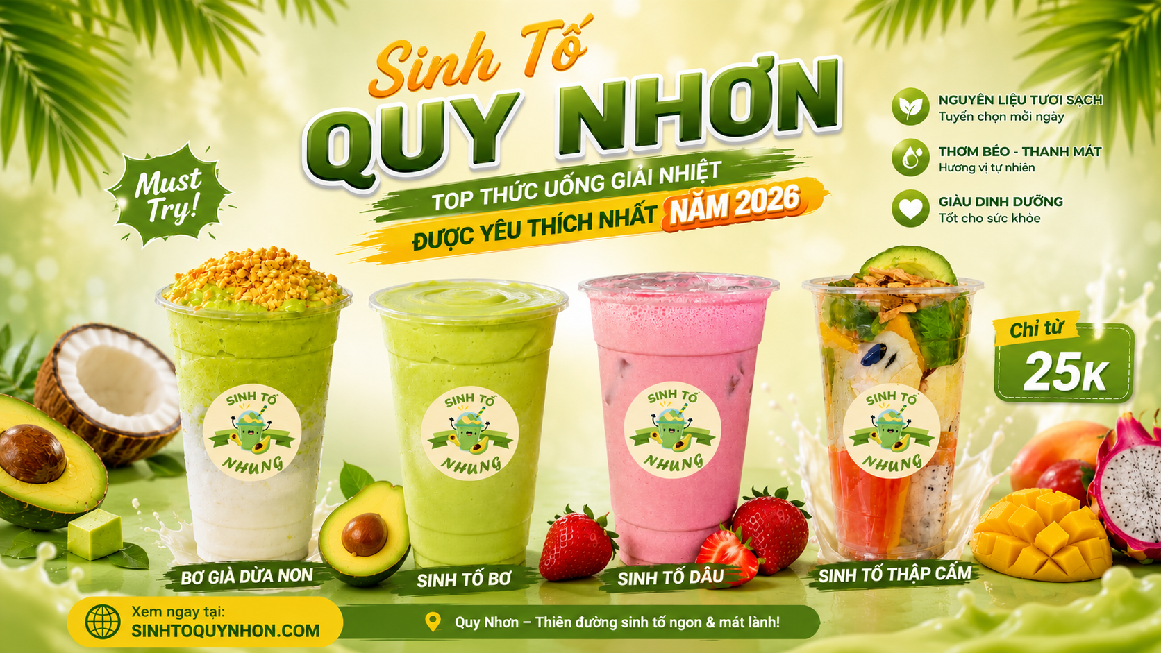 Sinh Tố Quy Nhơn